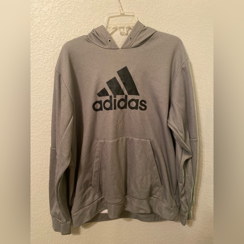 Adidas gray hoodie